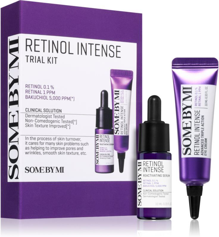 Some By Mi Retinol Intense Trial Kit Reiseset für klare und glatte Haut