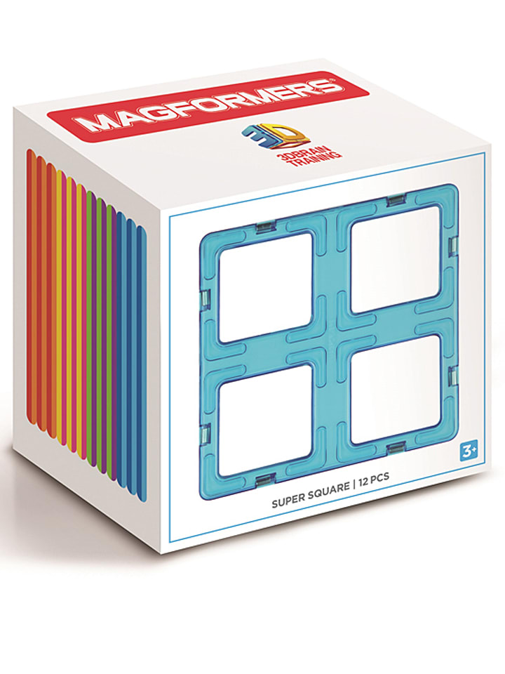 MAGFORMERS 12tlg. Magnetspielset "Super Square" - ab 3 Jahren - onesize
