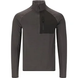 Whistler Helge M Half Zip Midlayer Dark Grey Melange - XXL