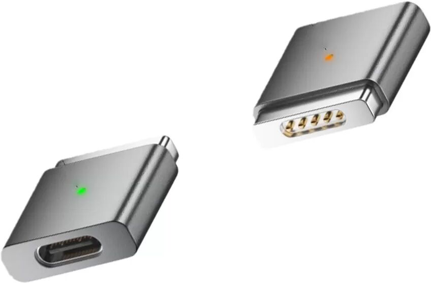 INF USB-C auf MagSafe 2 Adapter 100W - Müheloses Aufladen Ihres MacBooks Grau