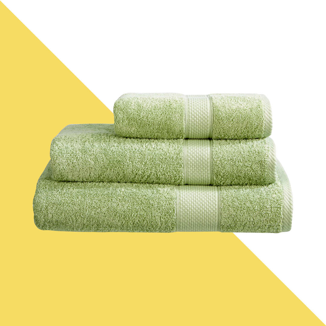 Hashtag Home Arelious Multi-Size Bale Sage Bath Towel;Hand Towel;Bath Sheet