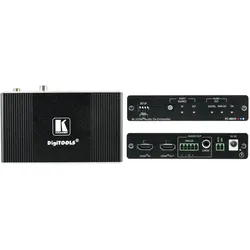 Kramer 4K HDMI Audio De-Embedder (USB), Netzwerk Adapter, Schwarz