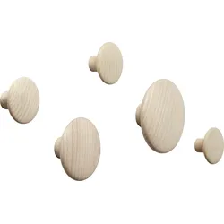 Dots Wood Wandhaken helle Eiche 5 St.