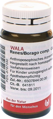 WALA Heilmittel GmbH RENES/BORAGO comp.Globuli 20 g 08787330
