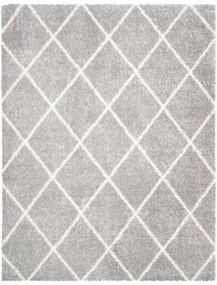 SAFAVIEH Parma Shag Mirosava Trellis 1.2-inch Thick Rug