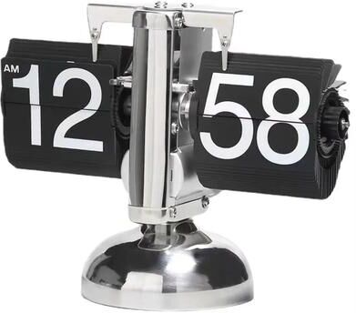 Uplift Picks Vintage Automatic Flip Clock With Quartz Movement And Removable Number Cards b