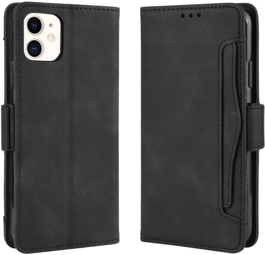 INCOVER iPhone 12 Mini Mat Flip Cover m. Pung - Sort