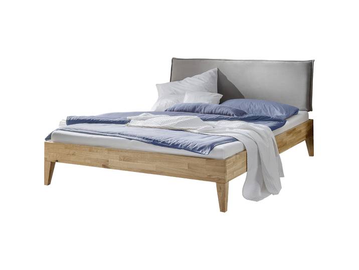 Bett Cyrill Eiche Nature Massivholz 140 x 200 cm