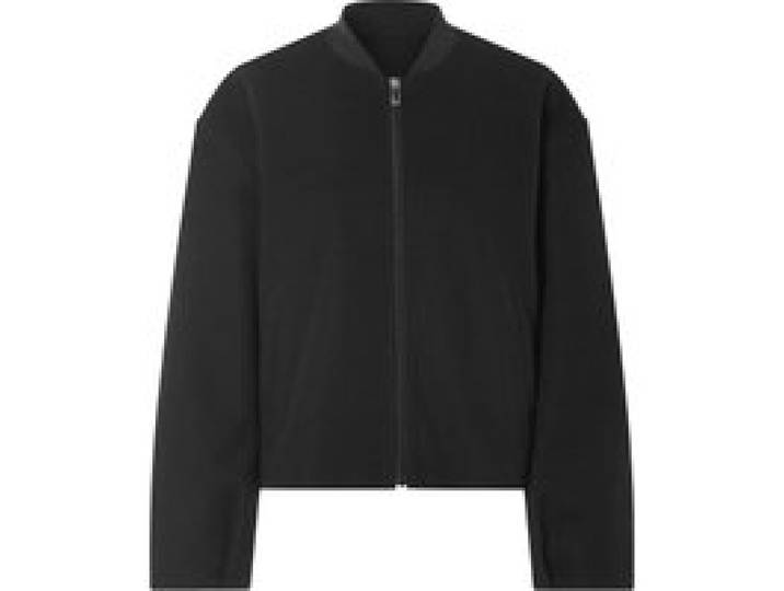 ESMARA® Blouson aviateur femme à manches longues ballon (noir, L(42/44))