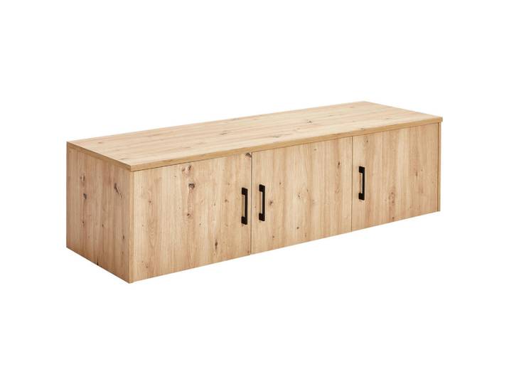 Xora Aufsatzschrank, Eiche Artisan, 157x43x54 cm, Schlafzimmer, Kleiderschränke, Schrankzubehör, Aufsatzschränke