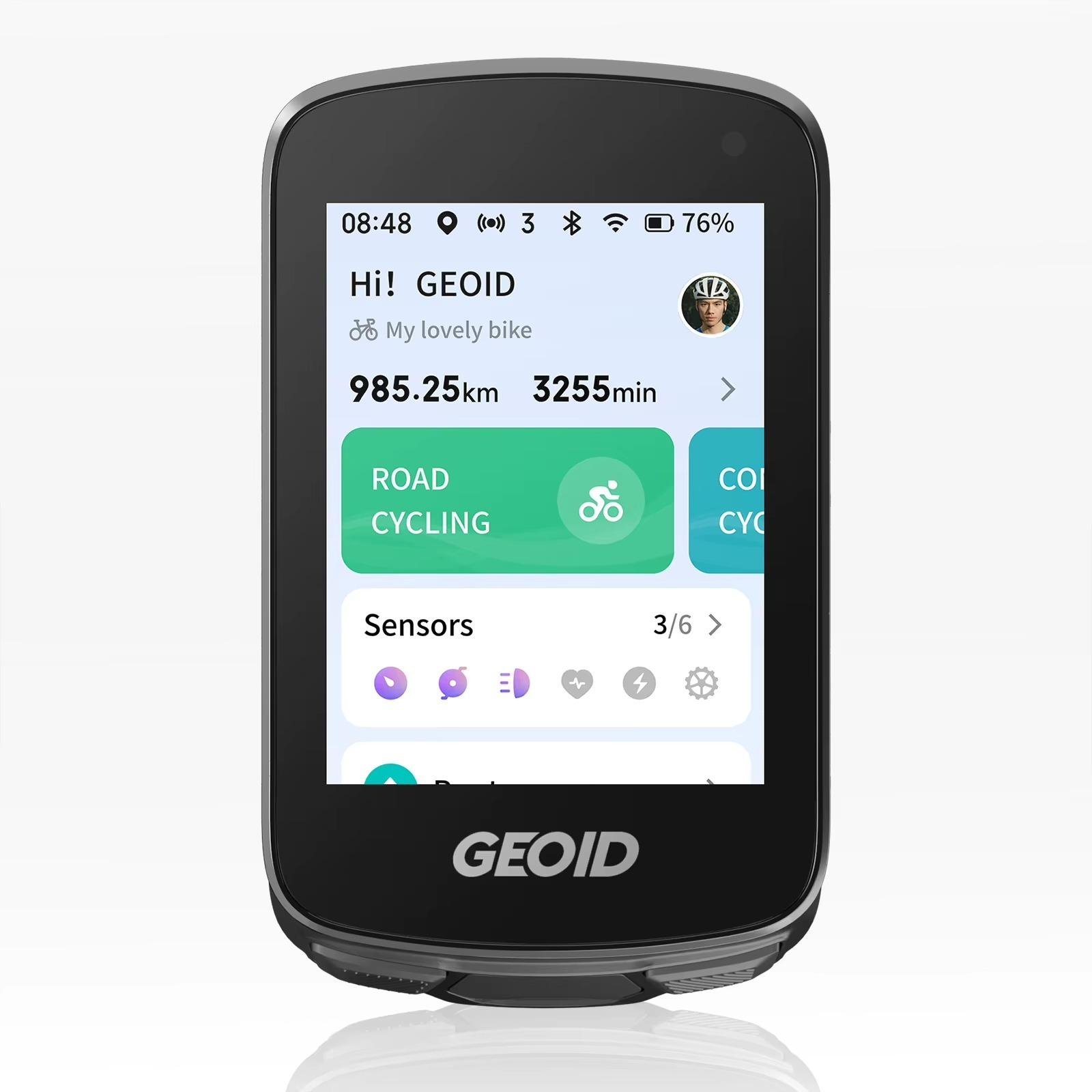 Fahrradcomputer mit GPS - CC700 PRO - 7,1 cm Touchscreen - GPS-Navigation - Kabellos - Wasserdicht nach IPX7 - Auto-Pause - USB-C