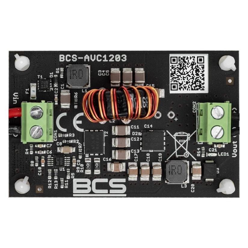 BCS BCS-AVC1203 Hochleistungs-DC/DC-Wandler 12V 30W mit 3A Schutz (BCS-AVC1203)