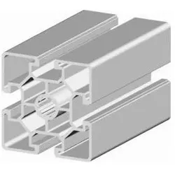 RS PRO, Profil + Stange, Silber Manuelle Produktionssysteme Aluminiu
