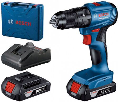 Bosch GSB 185-LI PROFESSIONAL Perceuse-visseuse sans fil, 2x 2,0 Ah, L-BOXX 06019K3100