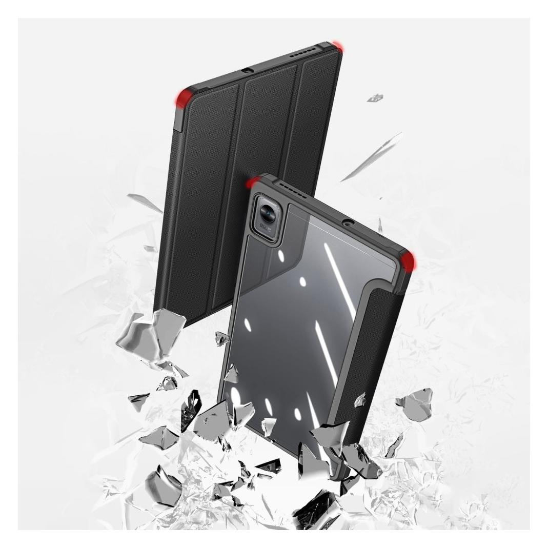 Dux Ducis Toby Armored Flip Smart Case for Realme Pad Mini black (Realme Pad Mini) (Dux Ducis Toby OPPO Realme Pad Mini Black)