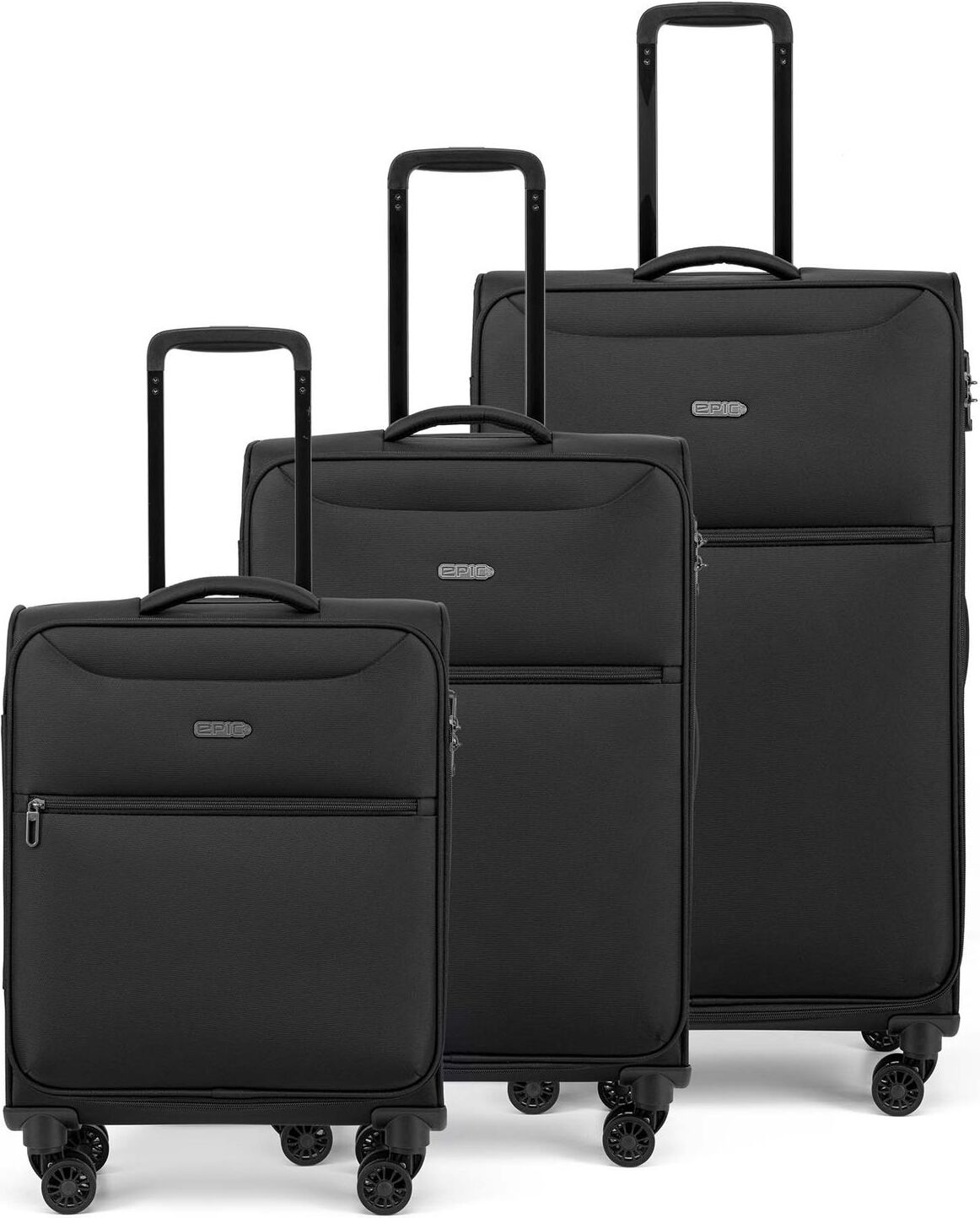 EPIC Jupiter 4X Trolley-Set L / M / S Black schwarz 79cm