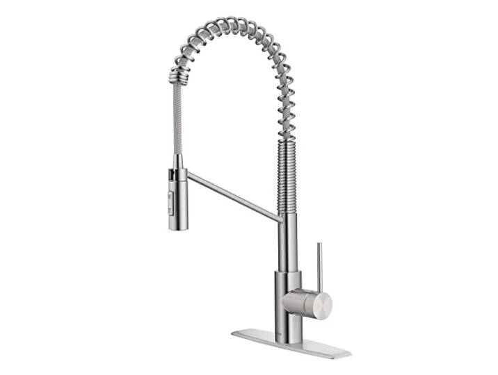 Kraus Oletto KPF-2631SFS Küchenarmatur, Einhandgriff, punktfreier Edelstahl