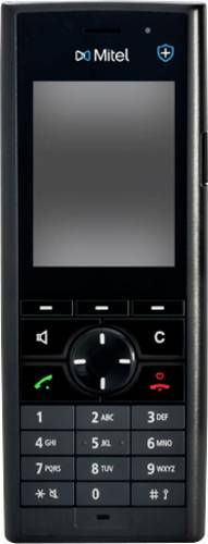 Mitel 712dt DECT Handset Schnurloses Erweiterungshandgerät Schwarz