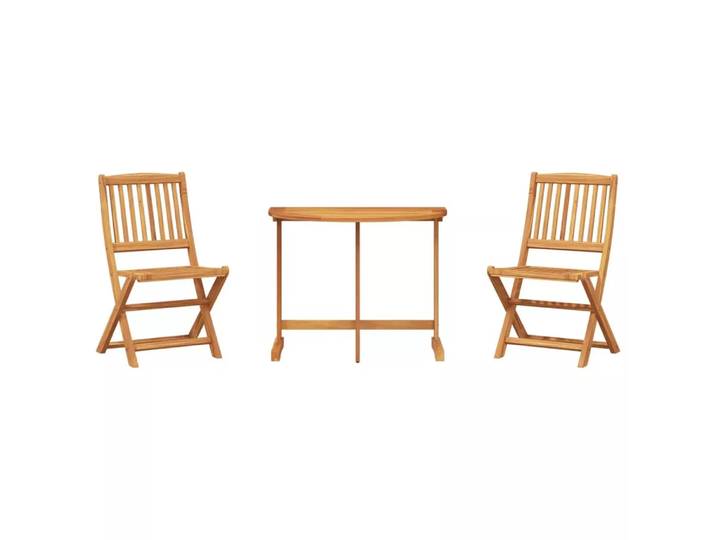 VidaXL - Garten-essgruppe akazienholz, One Size, Braun