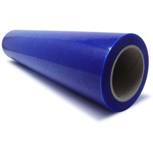 gws Abdeckfolie Oberflächenschutzfolie, blaue PE-Folie, selbstklebend, 50 my, 75 cm x 100 m