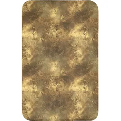WC-VORLEGER Antik - Metallic-Look - Gold WC Teppich 50x80 cm