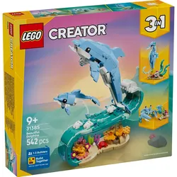 LEGO® Creator 31385 Meerestiere: Wunderschöne Delfine