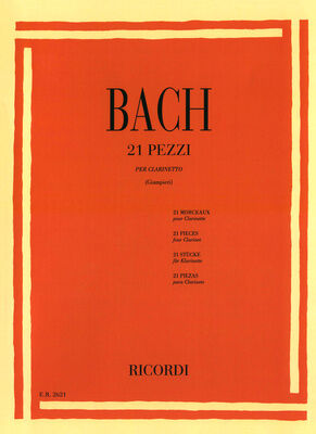 Ricordi Bach 21 Pezzi Per Clarinetto
