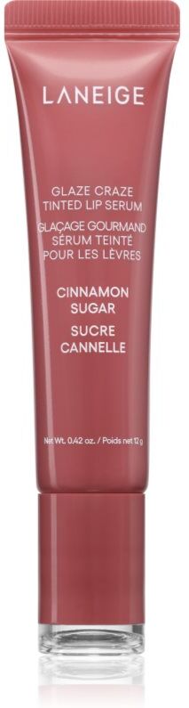 Laneige Glaze Craze Tinted Lip Serum tinted lip balm shade Cinnamon Sugar 12 g
