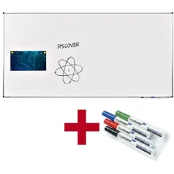 Legamaster Aktion: Whiteboard »PREMIUM« 7-P102056 lackiert, 180 x 90 cm + GRATIS 4 Boardmar weiß
