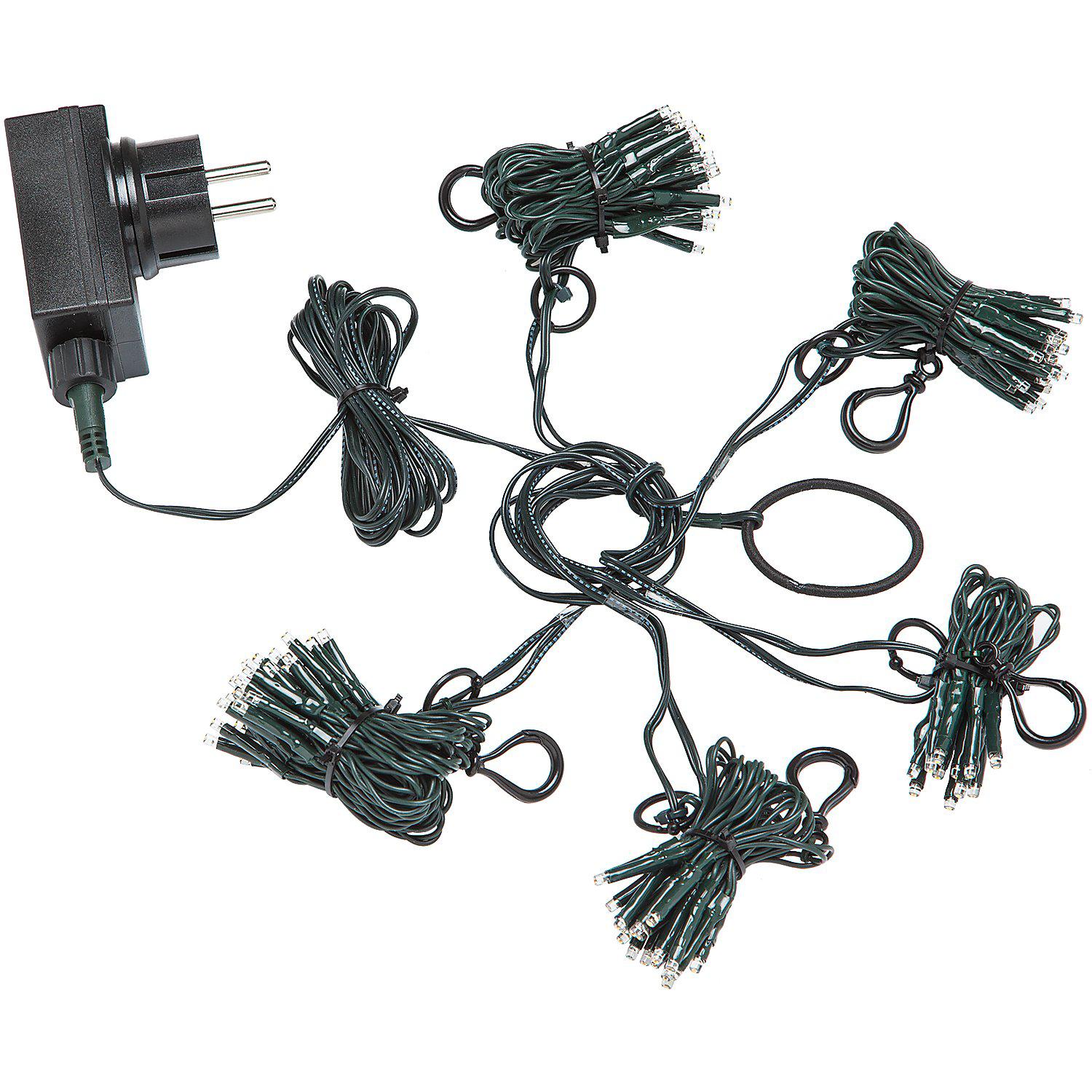 LED-Weihnachtsbaum-Lichterkette, 540 Birnchen, mit Dimmer und Timer, für Bäume bis 1,80 m