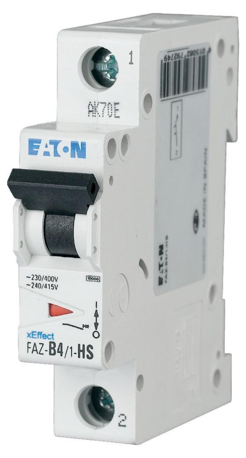 Eaton FAZ-B4/1-HS Stroomonderbreker Miniatuurbeveiligingsschakelaar Type B