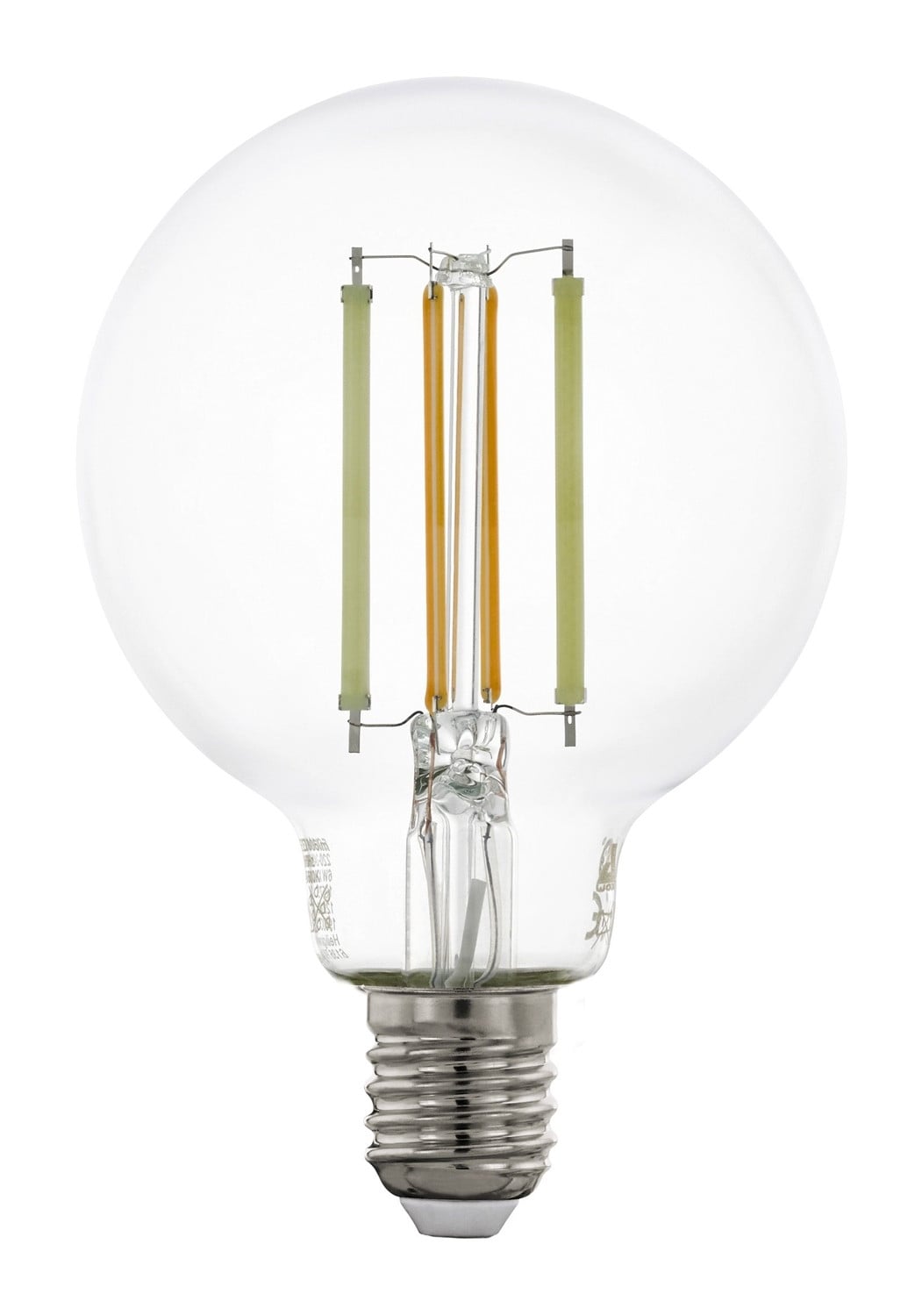 Eglo LED Filament Globe Globe Lamp E27 Transparent Glas Vintage 6W 806 Lumen