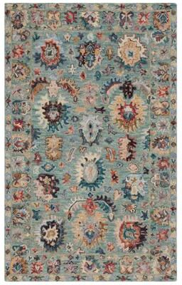 SAFAVIEH Handmade Blossom Mansura Floral Wool Rug