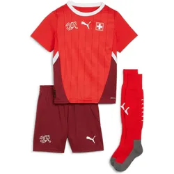 Puma, Jungen, Fussballtrikot, SFV Home MiniKit EM 2024 (104), Rot, 104