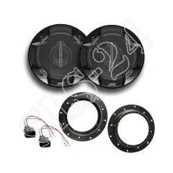 VW Golf V Caddy T5 Jetta Sharan Touran Touareg - JVC 3-Wege Lautsprechereinba...