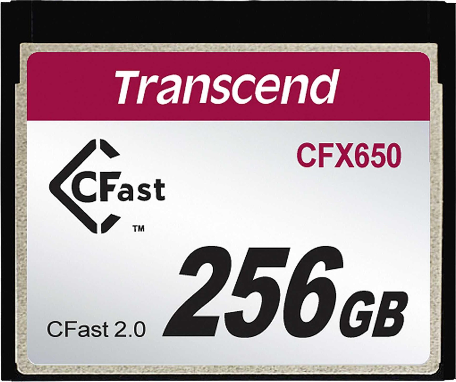 Transcend CFast 2.0 CFX650 CFast-kaart, 256GB