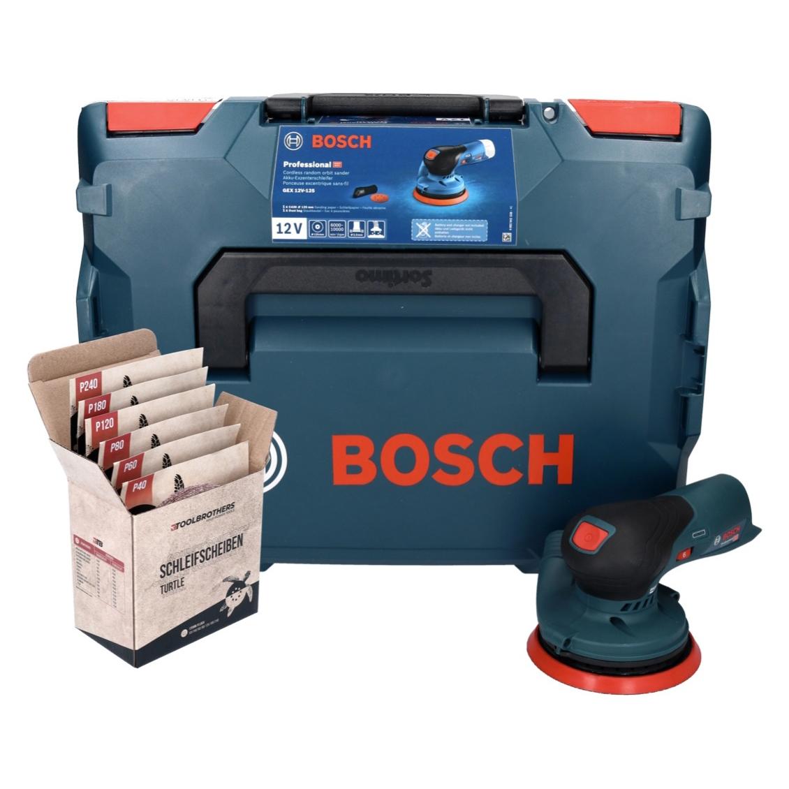 Bosch Professional GEX 12V-125 (Exzenterschleifer) (0601372100)