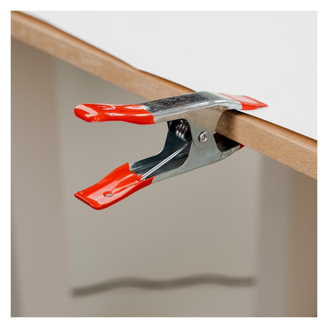 Caruba Metall Mehrfederklemme 6 Zoll rot (Anschlussring) (35325662)