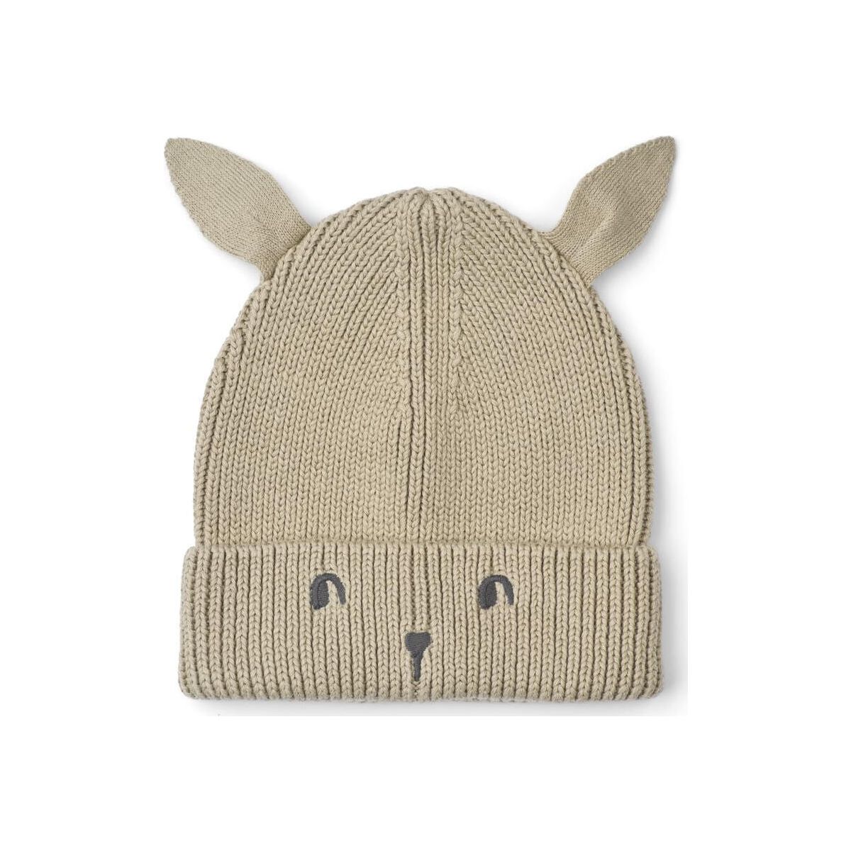 Liewood Gina Beanie w Rabbit Embroidery mist (1500) 9/12 M LW21184-1500-9/12 M-CU