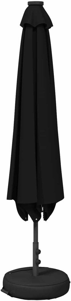 Freeport Park 296 cm W X 296 cm D Balcony Parasol with Manual Lift Black 235cm H X 296cm W X 296cm D