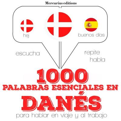 1000 palabras esenciales en danés - JM Gardner, Audio, 9782821119284