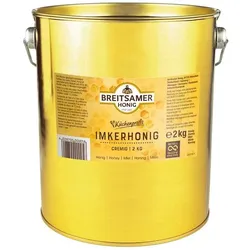 BREITSAMER HONIG Imkerhonig cremig 2,0 kg gelb
