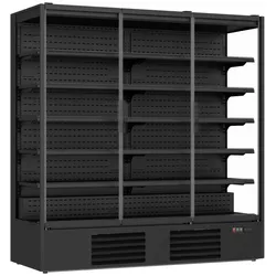 Wandkühlung MARCO 1.9 Glastür LED Schwarz 1939 Liter 1935x740x2010 mm