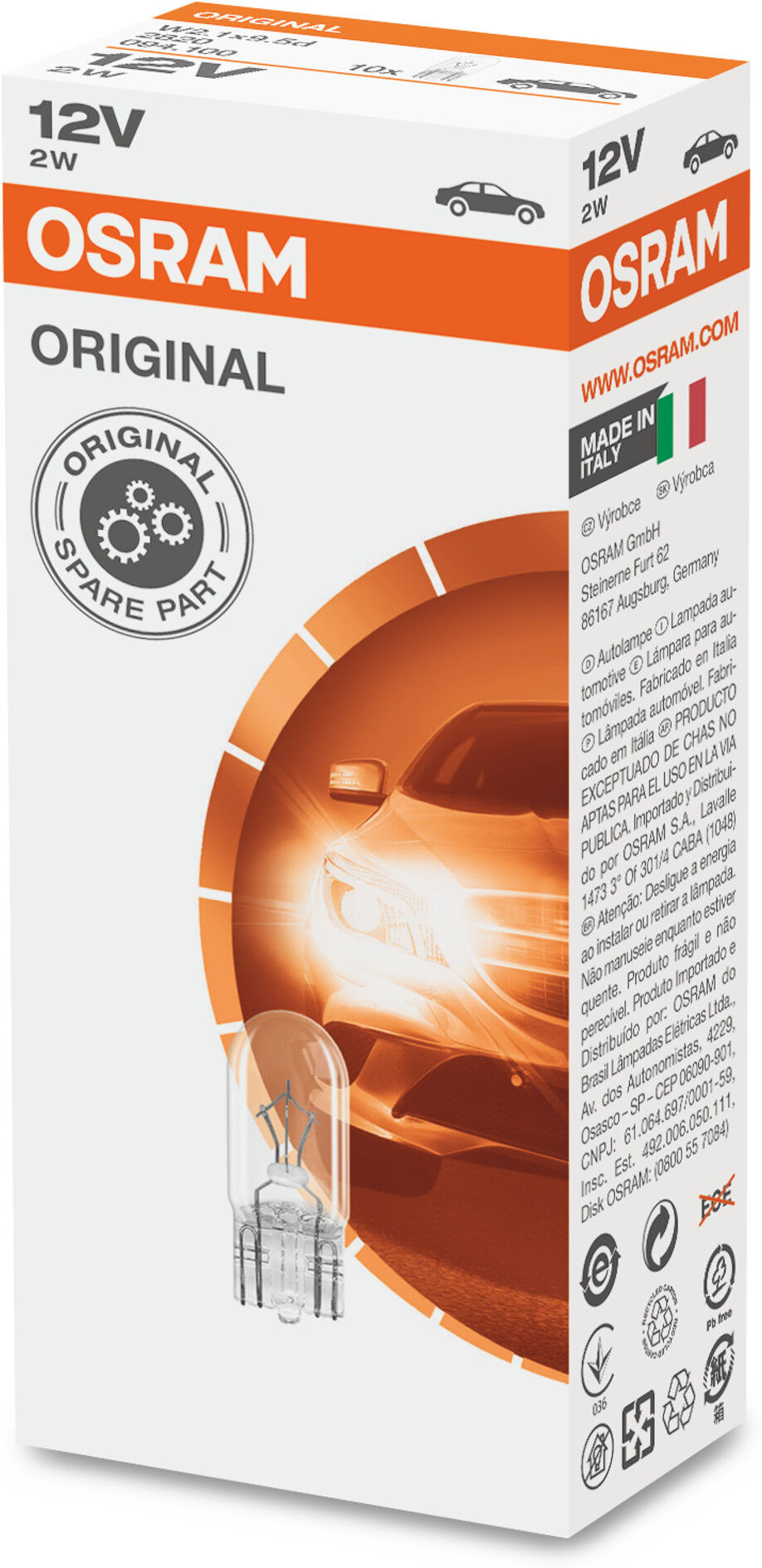Osram Glühlampe, Instrumentenbeleuchtung Original 2w 2820