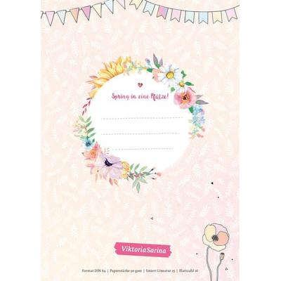 Spring in eine Pfütze! 3er-Set Schulhefte, liniert (Lineatur 25)