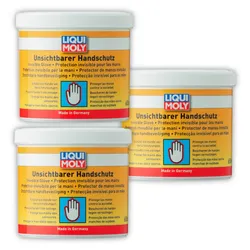 3x Handschutz LIQUI MOLY 3334 Unsichtbarer Handschutz Werkstatt Anti Fett Öl Ruß