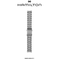 Hamilton - Khaki Navy Band-set Edelstahl H695.000.011 - silber