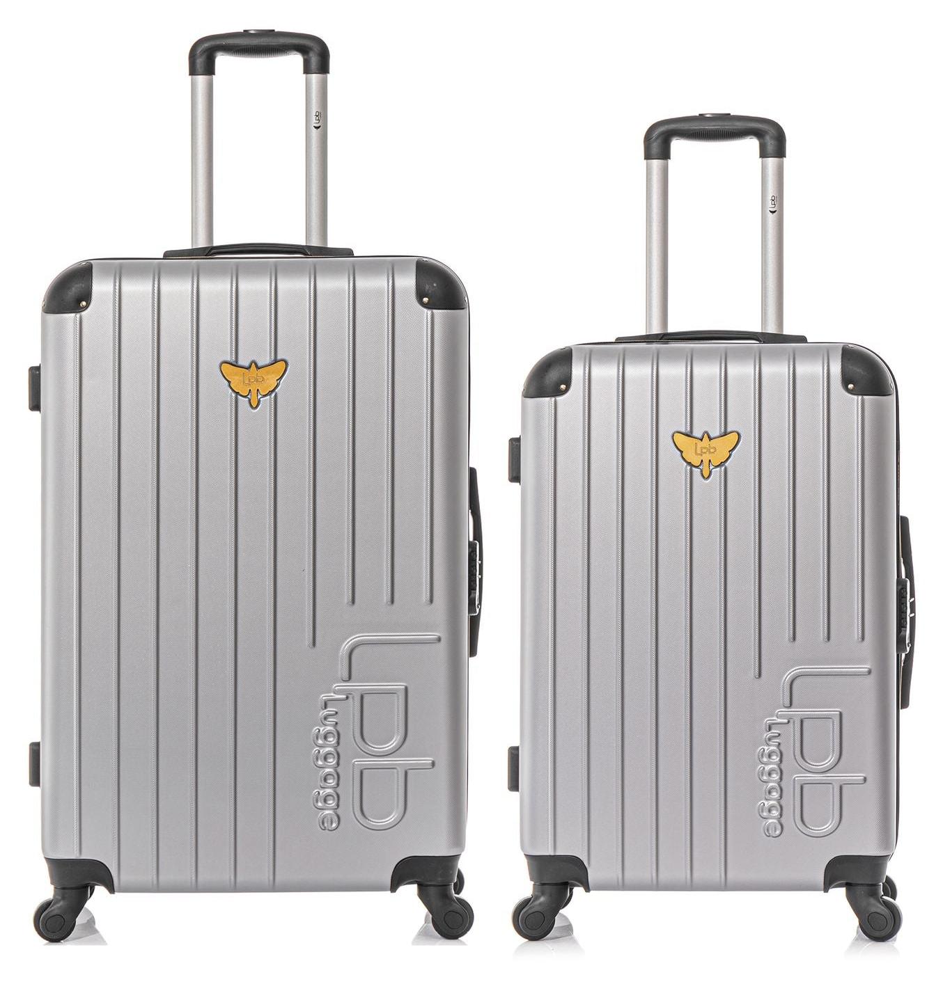 LPB LUGGAGE - 2er-Set - Großformatige Koffer und Wochenendkoffer MARIANNE