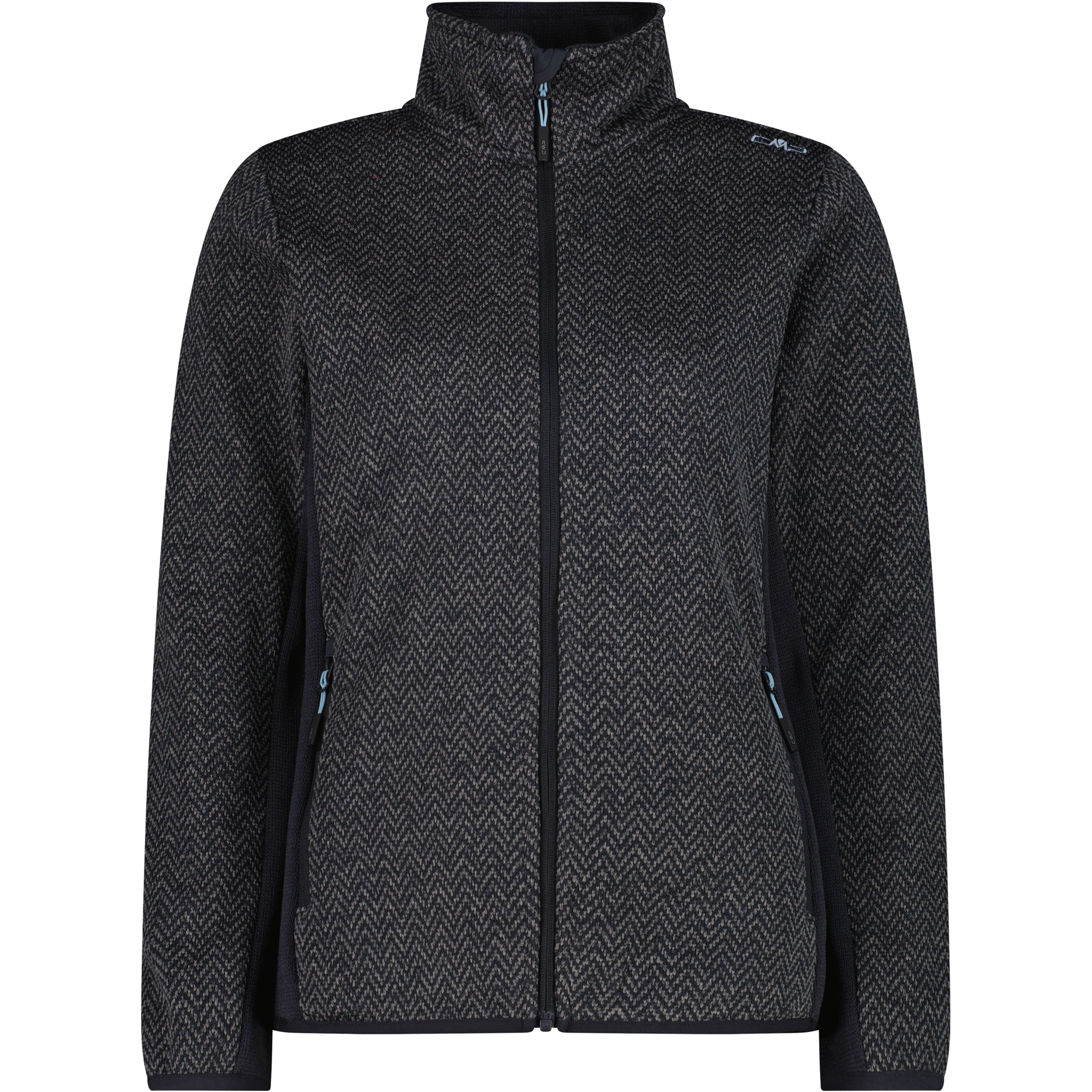 CMP Damen Fleecejacke grau Größe XXS Trekking Schnell trocknend