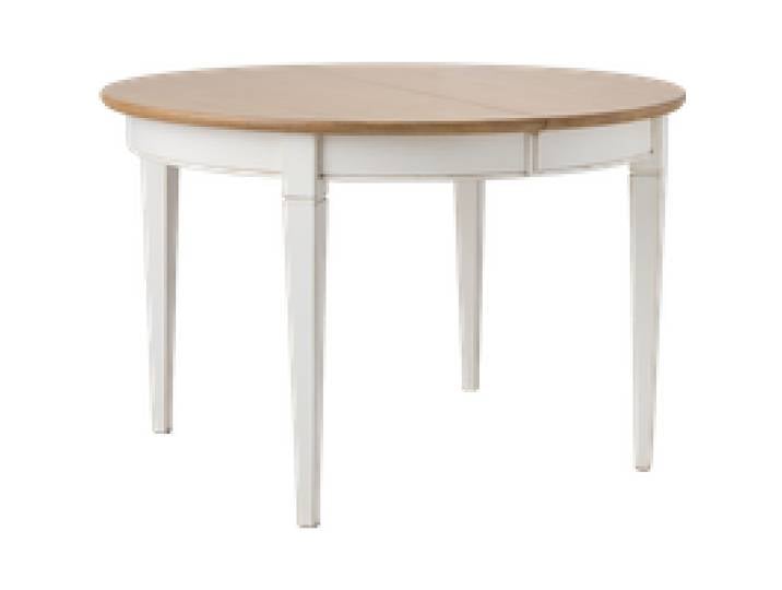 Table à manger ronde extensible bois massif 4 à 8 personnes Embellie